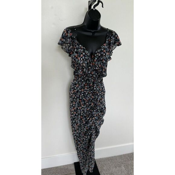 Veronica Beard Marilyn Cold Shoulder 100% Silk Dress Size 2 - Picture 3 of 16